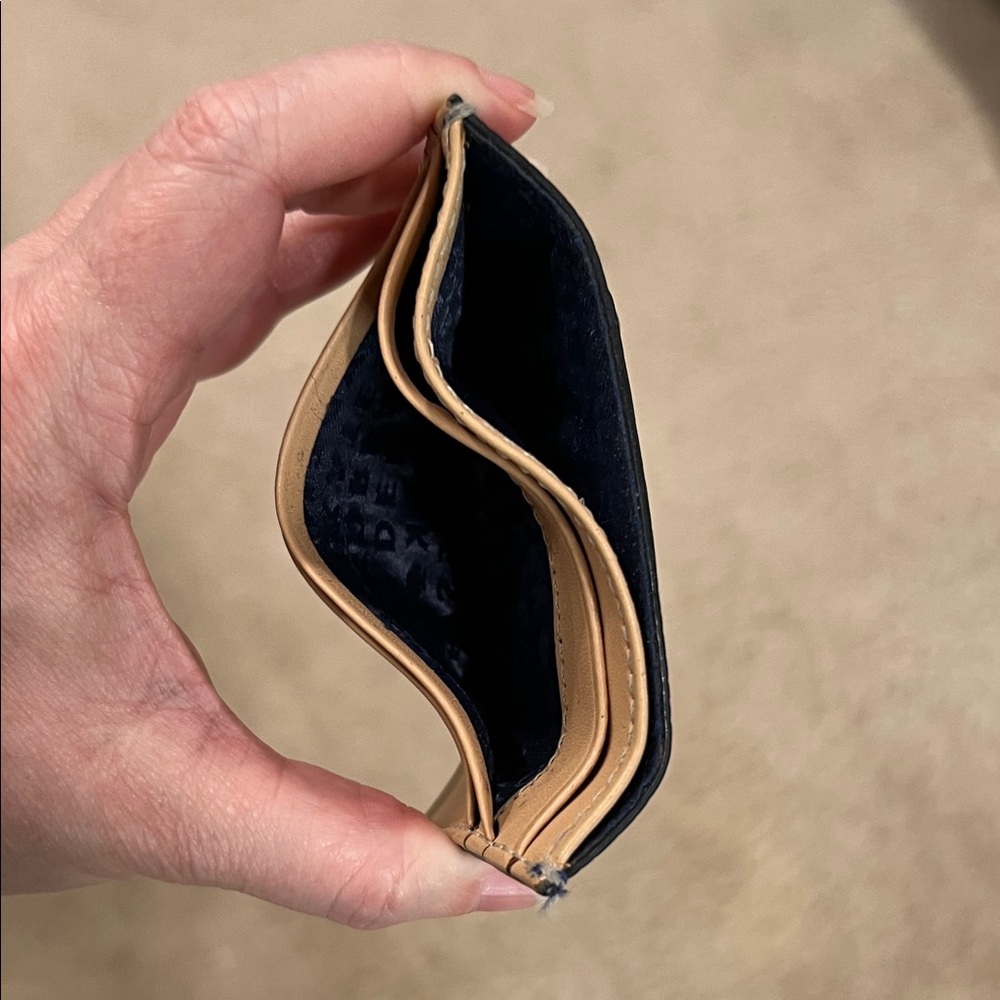 Kate Spade Wellesley Royal Blue/Tan Card Holder - Picture 8 of 11